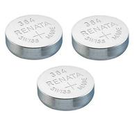 Renata Watch Battery Swiss Made Renata 384 or SR41SW Or AG3 1.5V (3 x 384 or SR 41 SW)