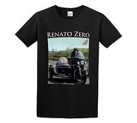 Renato Zero Calore Men's T-Shirt Graphic Shirts Unisex Black Tee XL