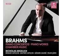 Nicholas Angelich Brahms: Piano Concertos, Piano Box New 0190295869212