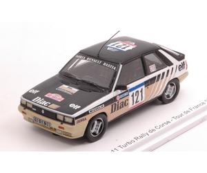 Renault 11 Turbo #121 TDC Rally France 1984 J.P.Deriu / J.Mariani 1:43 Model
