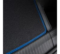 Renault 4 e-Tech (2025+) Boot Liner Compatible with Mat Accessory Tailored Fit Protector Anti-Slip Durable Custom Fit Dog Friendly Blue Trim Binding Easy-Clean All-Weather Dirt Guard