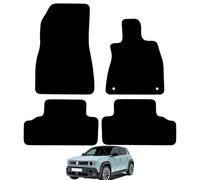 Renault 4 E-Tech 2025+ Onwards Car Mats Tailored Fit Carpet Black Anti-Slip Backing Waterproof Floor Mats Set Custom Fit Carsio