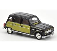 Renault 4 Parisienne 1963 Black & Yellow 1:64 Model 310938 NOREV