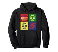 Renault 5 Electric Car Diamond Logo Retro Pop Art Pullover Hoodie