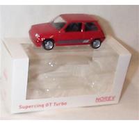 Renault 5 SuperCinq Gt turbo in Red 1988 1-43 scale new in box Norev
