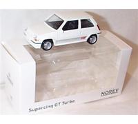 Renault 5 SuperCinq Gt turbo in White 1988 1-43 scale new in box Norev