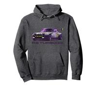 Renault Electric R5 3E Turbo Concept Car Pullover Hoodie, Adult Unisex, Dark Heather Grey, Large