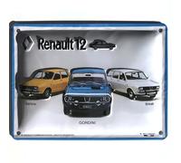 Renault I&S Collector Metal Sign 12 Inch (15 x 20 cm) Embossed Model