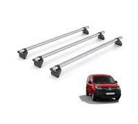 Renault Kangoo Roof Rack Fits 2008-21 L2 Models 3X Roof Bars Rhino Kammbar Fleet Fits Express (L2) Wheelbase Models