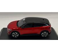 Renault Megane E-Tech 100% Electric 2022 in red, 1:43 scale Norev model, 517921