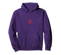 Renault Modern Diamond Car Logo Pullover Hoodie, Adult Unisex, Purple, Large