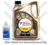 TotalEnergies Quartz Racing Engine Oil 10W-50 5 Litres