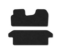 Renault Trafic (2001-2014) [Crew Cab] Van Mats Accessories Tailored Fit Carpet Car Floor Mats Non Slip Black Trim Compatible Accessory Anti Slip Full Coverage Durable Granulated Backing Hand-Finished