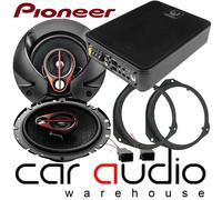 Renault Trafic MK2 PIONEER Front Door Car Speakers & 600W Underseat Sub Kit