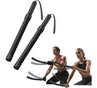 Renborn Ropeless Battle Ropes, 2 PCS Air Ropes Ropeless Battle Rope-s for Home Workout, Exercise Training Rope-s Heavy for Indoor Outdoor Home Gym Arm Strength Workout