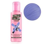 Renbow Crazy Color Semi Permanent Hair Color Cream Lilac No.55 100ml | Highly Pigmented Blueish Lilac Conditioning & Oil Nourishing Vegan Formula, No Bleach or Ammonia