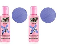 Renbow Crazy Color Semi Permanent Hair Color Cream Lilac No.55 100ml (Pack of 2)