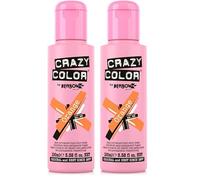 Renbow Crazy Color Semi Permanent Hair Color Cream Orange No.60 100ml (Pack of 2)