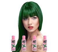 Renbow Crazy Color Semi-Permanent Hair Dye Color Cream - 4 x Emerald Green 100ml