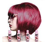 Renbow Crazy Color Semi-Permanent Hair Dye Color Cream - 4 x Ruby Rouge 100ml