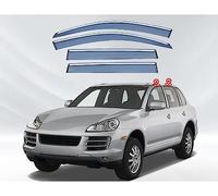 RenCehn Wind Deflectors For Porsche Cayenne 9PA 2006-2010 Keep Your Car Ventilated In Rain Reduce Wind Turbulence Tinted In Channel Type