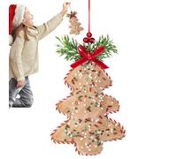 Renchey Christmas Tree Felt Ornaments, Felt Charm Christmas Tree Ornament, Christmas Star Felt Pendant Star Ornament Cute Decor For Decoration