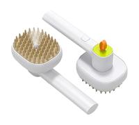Renchey Pet Steam Hair Removal Comb - Pet Grooming Comb | Electric Cat Cleaning Comb For Massage Body Skin Friendly Anti Flying Hair