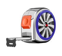 Renchey Waterproof Measuring Tape,Steel Self-Locking Tape Measure - Versatile 5 Meter Measuring Tool, Hollow Measuring Tape for Carpentry, Gardening