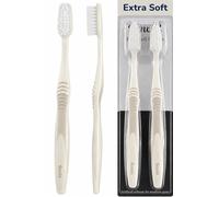 Renciel Extra Soft Toothbrush for Adults, Rounded Soft Bristle for Sensitive Gum Health, Medium Size Head, Pack of 2
