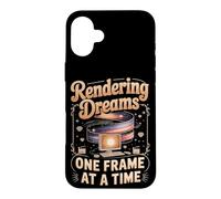 Rendering Dreams One Frame at a Time Case for iPhone 16 Plus