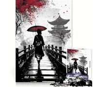 Rendezvous on The Bridge Jigsaw Puzzles for Adults1000 Pieces Improve Memory Relax Mind Sharp Edge Art Collection Piece (38x26cm)