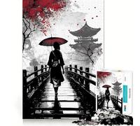 Rendezvous on The Bridge Jigsaw Puzzles for Adults1000 Pieces Improve Memory Relax Mind Sharp Edge Art Collection Piece (38x26cm)