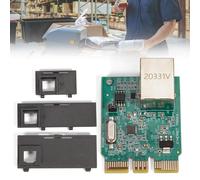 Rendrox P1080383-442 Built-in Wired Network Card PCBA Board Upgrade Ethernet Module Kit Compatible with Zebra ZD420C ZD420D ZD420T ZD410 Desktop Thermal Label Barcode Printer 203dpi 300dpi