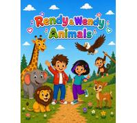 Rendy & Wendy: Animals Coloring Book: Fun and Easy Animal Coloring Pages for Kids Ages 5+