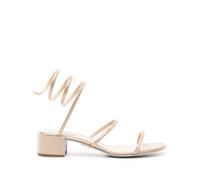 René Caovilla Cleo 40mm crystal-embellished sandals - Neutrals 35-36-36 1/2-37-37 1/2-38-38 1/2-39-41