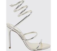 RENE CAOVILLA Cleo Patent Leather Snake-Coil Sandals with Stiletto Heel - Size: 37 - female