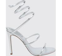RENE CAOVILLA Cleo Patent Leather Snake-Coil Sandals with Stiletto Heel - Size: 37½ - female