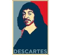 René Descartes Gift Hope Rene French Philosophy Maths Mathematician Cartesian Retro Metal Tin Sign 8X12 Inches