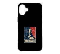 Rene Descartes Philosophy Mathematics Geometry Case for iPhone 16 Plus