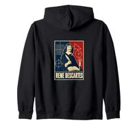 Rene Descartes Philosophy Mathematics Geometry Zip Hoodie