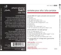 RENÉ JACOBS / CHIARA BANCHINI / ENSEMBLE 415 BACH: ALTO CANTATAS NEW CD