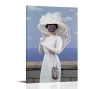 René Magritte Great Work (The Great War II) Canvas Wall Art Print Poster for Bedroom Dorm Living Room Decor 20x30inch(50x75cm)