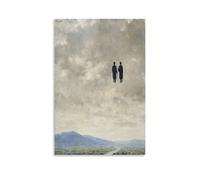 Rene Magritte - The Art Of Conversation Canvas Room Aesthetic Wall Art Prints Home Modern Decor 12x18inch(30x45cm)