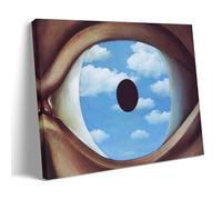 Réne Mágritte Works《The False Mirror (2)》Printing Posters Aesthetic Canvas Wall Art Prints Modern Room Decoration for Household Space 12x18inch(30x45cm)
