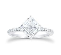 Renee 18ct White Gold 0.63cttw Mixed Cut Diamond Ring - Ring Size J