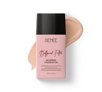 RENEE Bollywood Filter Blurring Liquid Foundation- Hazel Hush Blurs Pores & Blemishes, Full Coverage, Matte Finish Hydrates & Evens Skin Tone With Niacinamide & Hyaluronic acid 30ml Hazel Hush