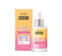 RENEE Everyday Face Bright Illuminating Face Serum Reduces Dark Spots & Acne, Brightens Skin, Improves Complexion & Radiance With Glutathione, Niacinamide & Vitamin C 30ml Face Bright