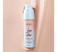 RENEE Lumi Glow Highlighting Liquid Foundation - Satin Ivory Dewy Finish, Buildable Coverage & 3D Glow Hydrates & Smoothens For Luminous Skin With Hyaluronic acid & Niacinamide 30ml Satin Ivory