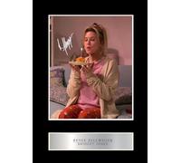 Renee Zellweger Bridget Jones Pre Printed Signature Signed Mounted Photo Display #1 Printed Autograph Picture 10x8 Inch Mount