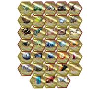 Renegade Game Studios Heroscape Glyph Pack Expansion - 33 Miniatures | Strategic Add-On with 11 Permanent and 5 Temporary Glyphs, Plus 17 Treasure Glyphs for Enhanced Tactical Tabletop Gameplay